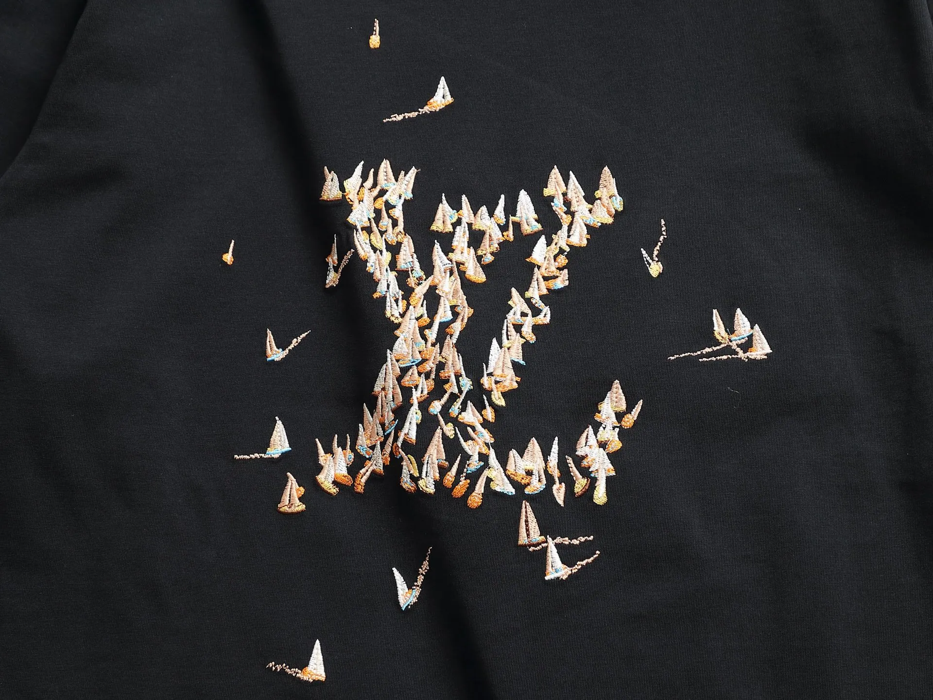 🅿️220 Louis Vuitton/Louis Vuitton High-end craftsmanship 10000 needle embroidery The large sailing ship logo is exquisitely upgraded, inspired by the retro embroidery of the 1980s. The original fabric is the same as the official short-sleeved T-shirt. The fabric is dyed in the same vat. It feels very comfortable. The latest brick cabinet synchronization for spring and summer. Fashionable and personalized. Super versatile and good-looking. It is very suitable for both men and women. A must-have for everyone. Hang tag. Collar label. Washed wheat. Complete with three labels. Color: black, white, blue. Size: S M L XL |
